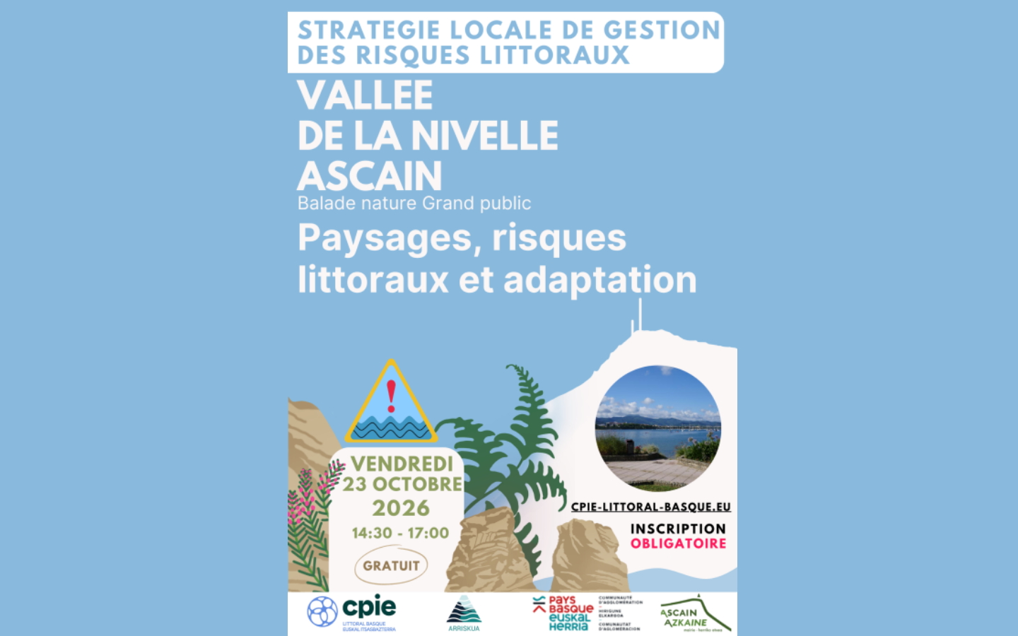 Balade atelier : Paysages, risques littoraux et adaptation