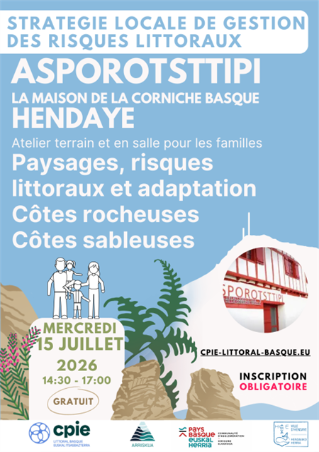 Atelier en famille - Paysages, risques littoraux et adaptation Atelier en famille - Paysages, risques littoraux et adaptation