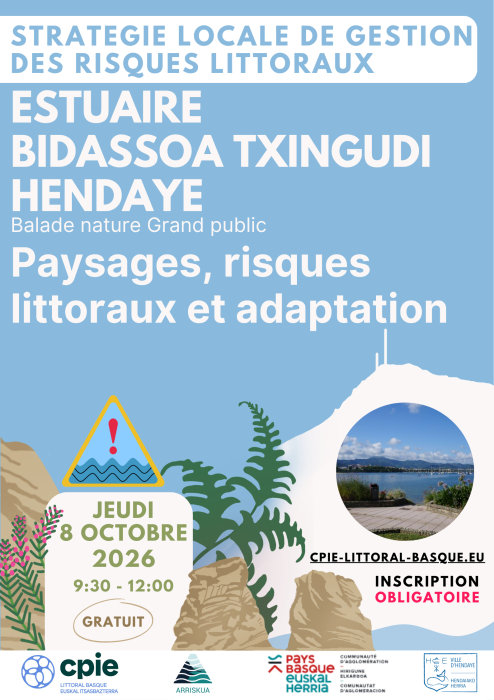 Paysages, risques littoraux et adaptation - Estuaire de la Bidassoa
