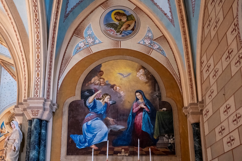 Eglise Notre Dame et peintures de Giovanni Masutti à Baleyssagues, Baleyssagues - photo 4