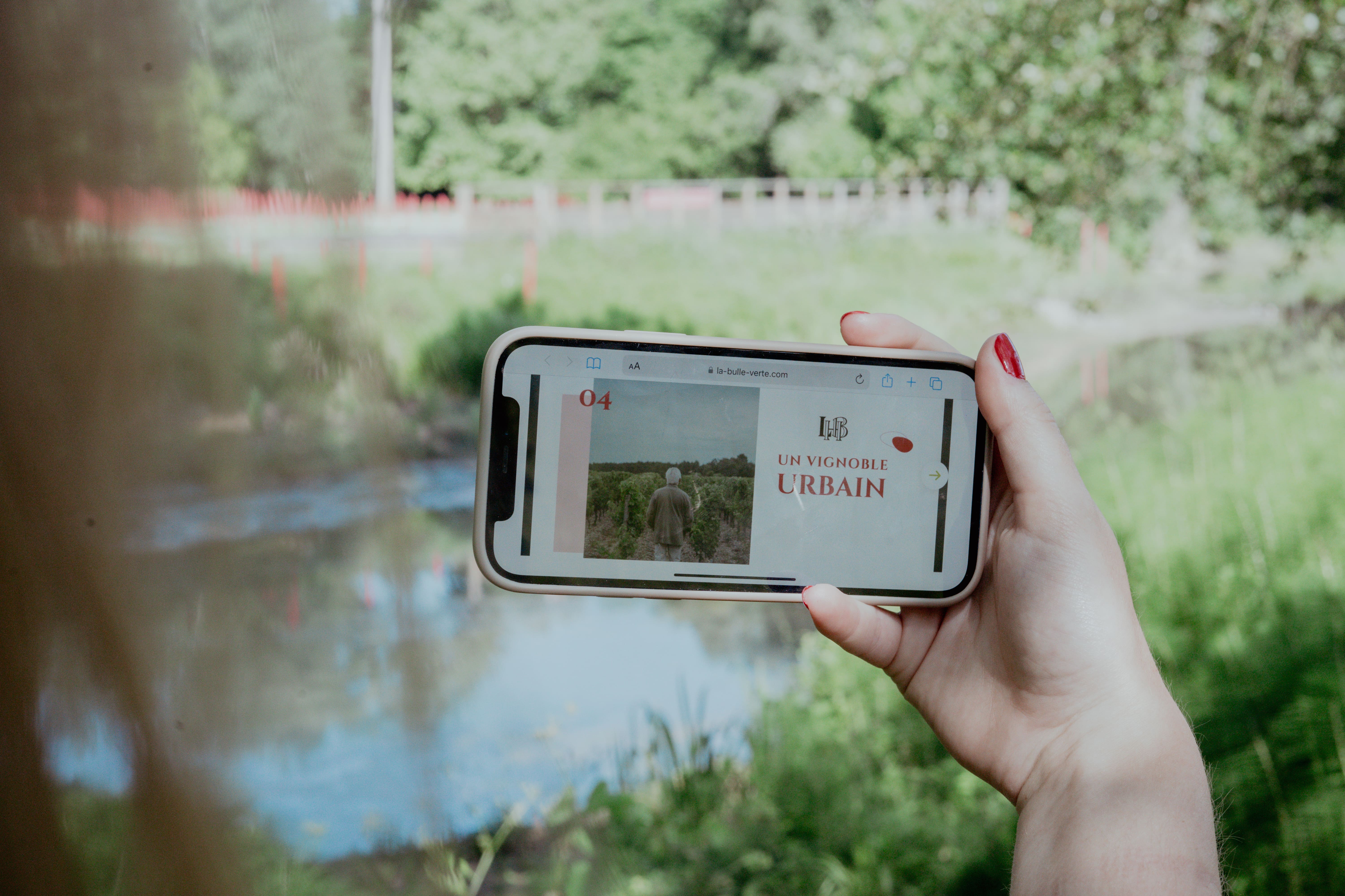 La bulle verte - Balade bucolique dans le parc