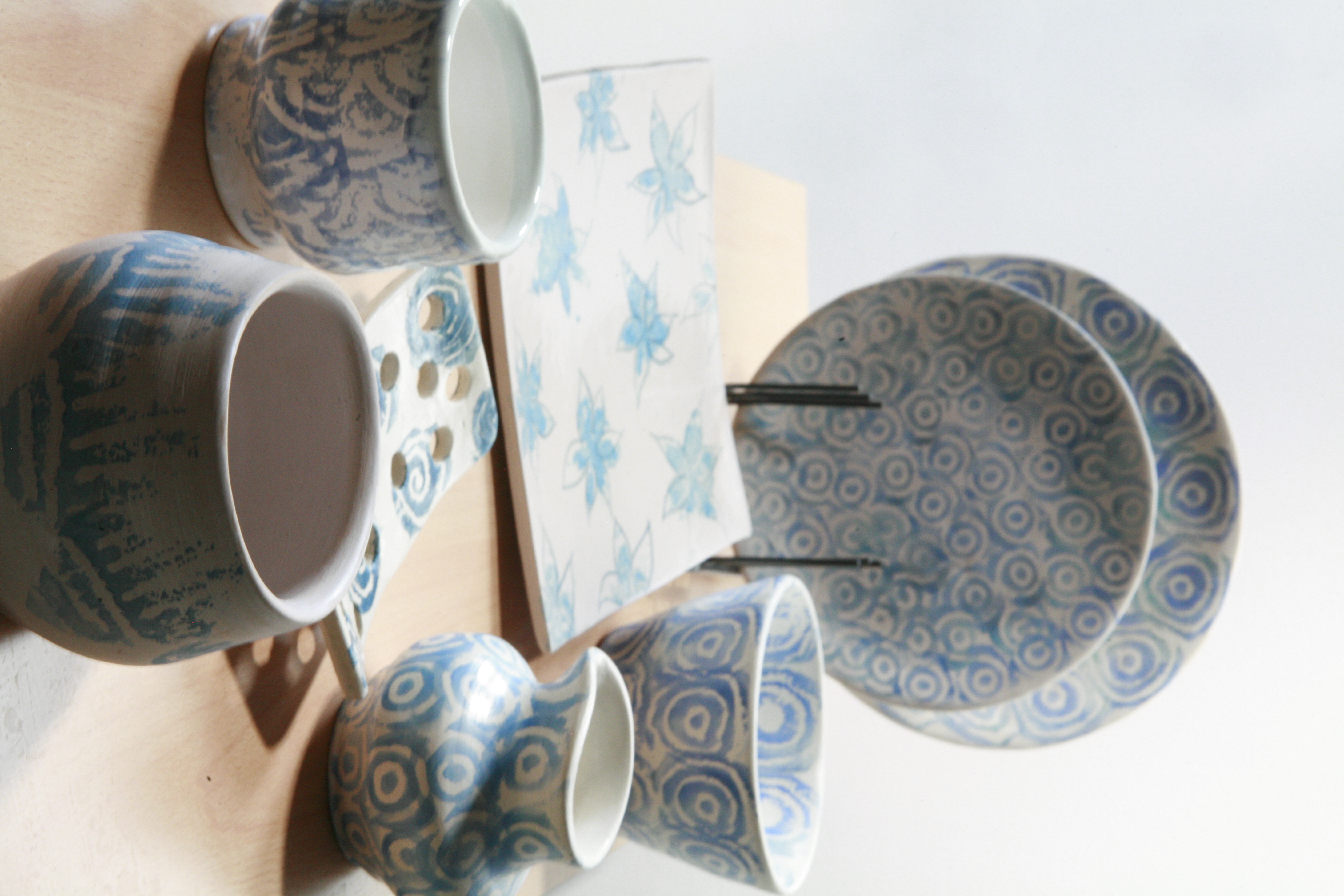 Visite d'un atelier de céramiste, Montrol-Sénard