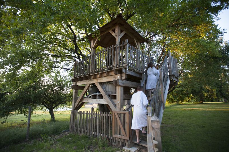 La Ferme de Sirguet : Espace balnéo