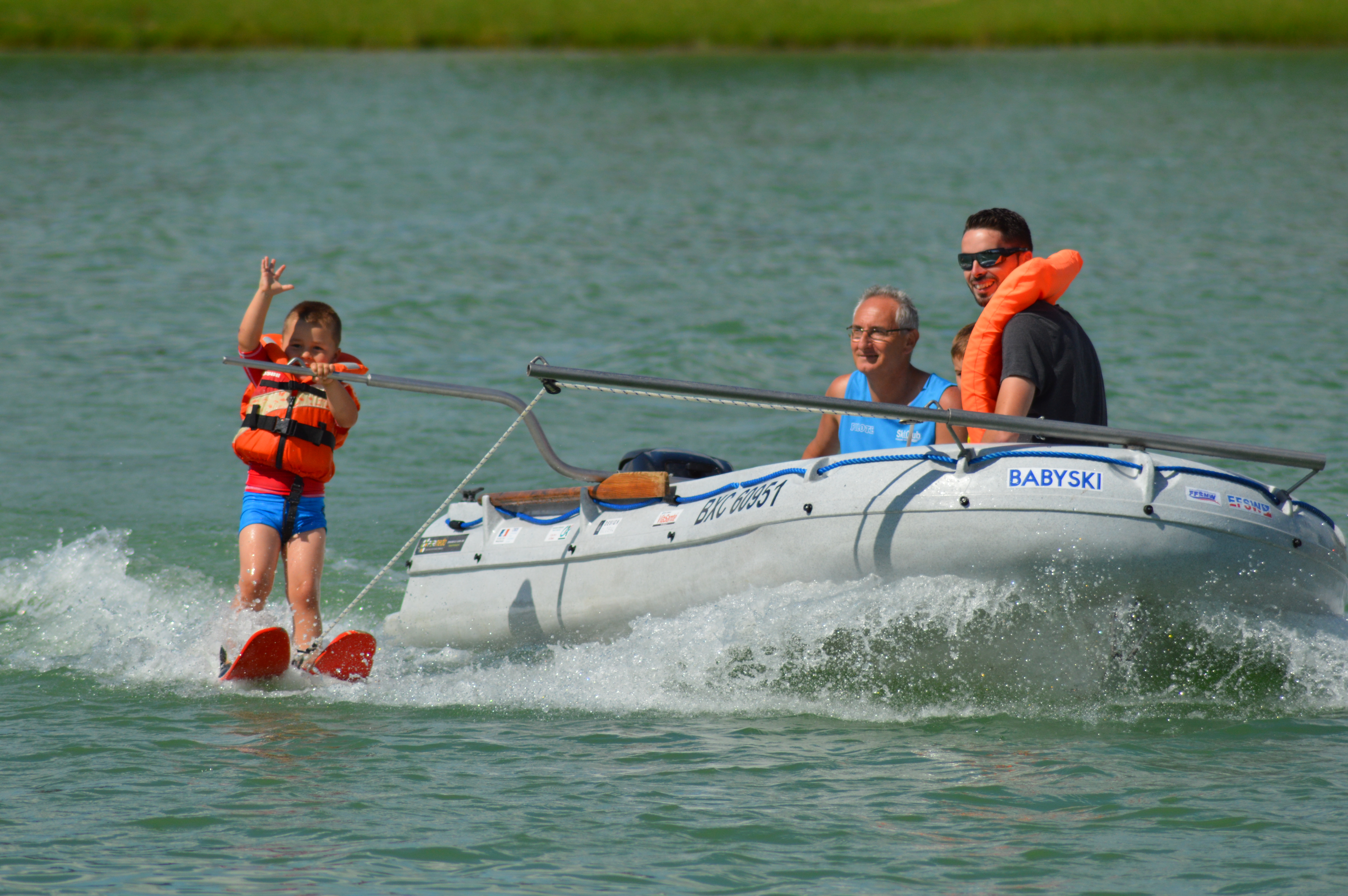 Animations nautiques au lac de la Ganne — visuel événement