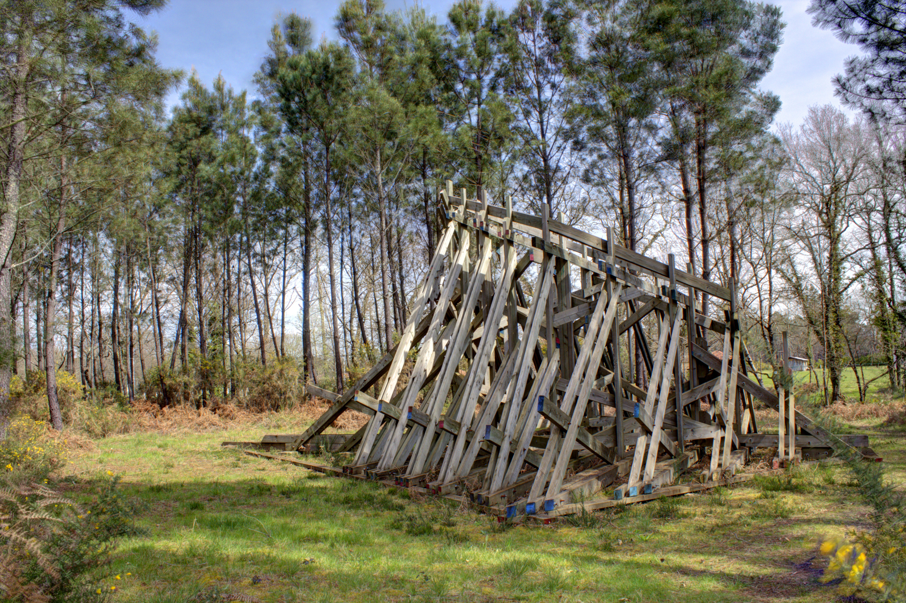 La Forêt d'Art Contemporain : le Lit Transcendental, oeuvre n°00, Garein