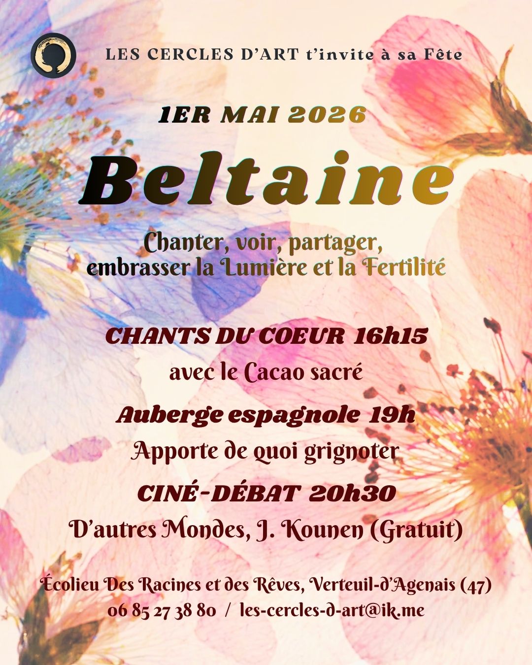 Célébration de Beltaine — visuel événement