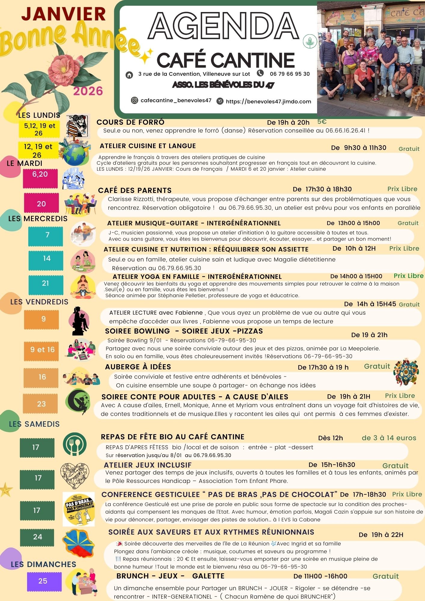 Soirée aux saveurs et aux rythmes réunionnais