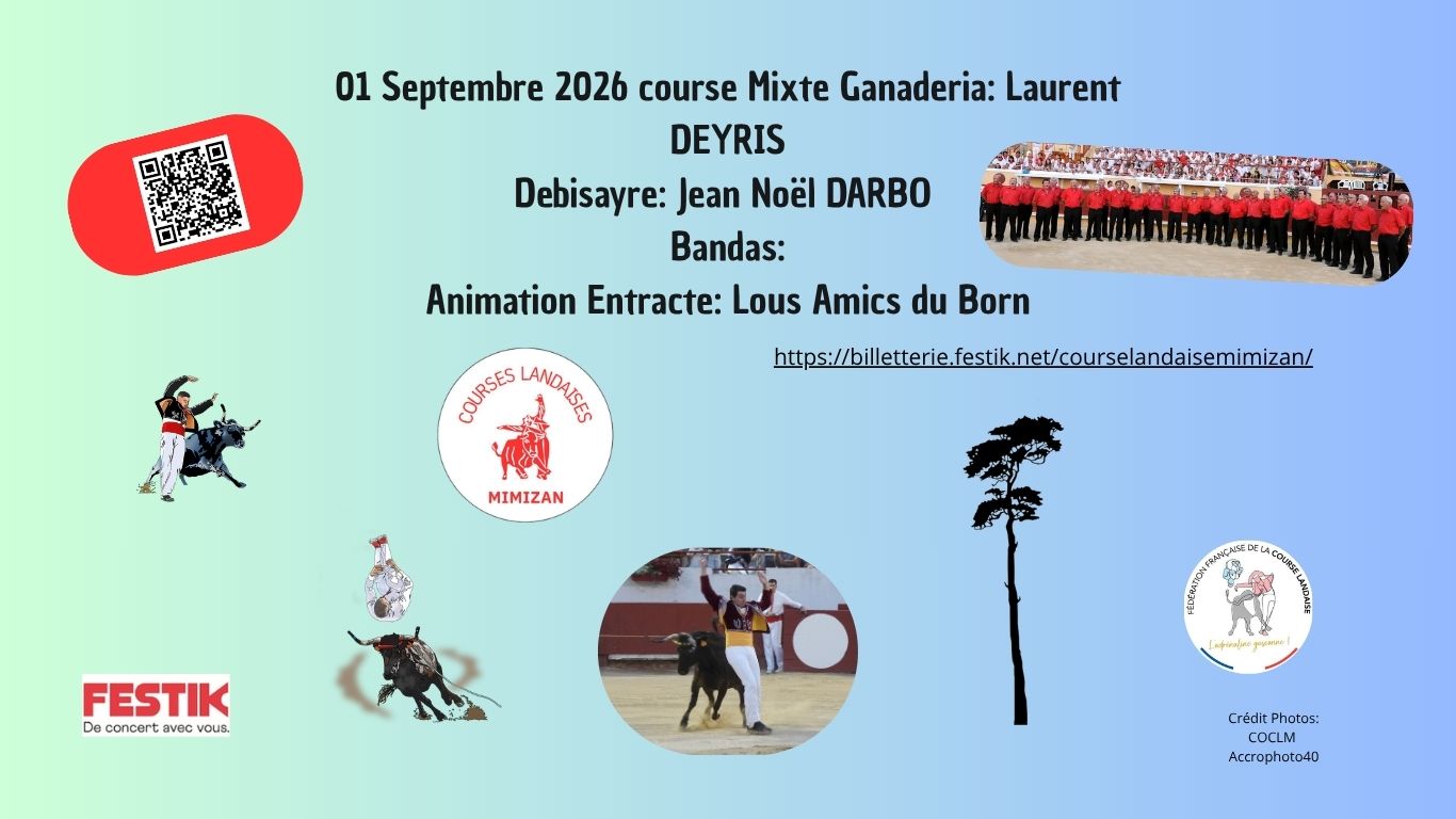Course Landaise Mixte — visuel événement