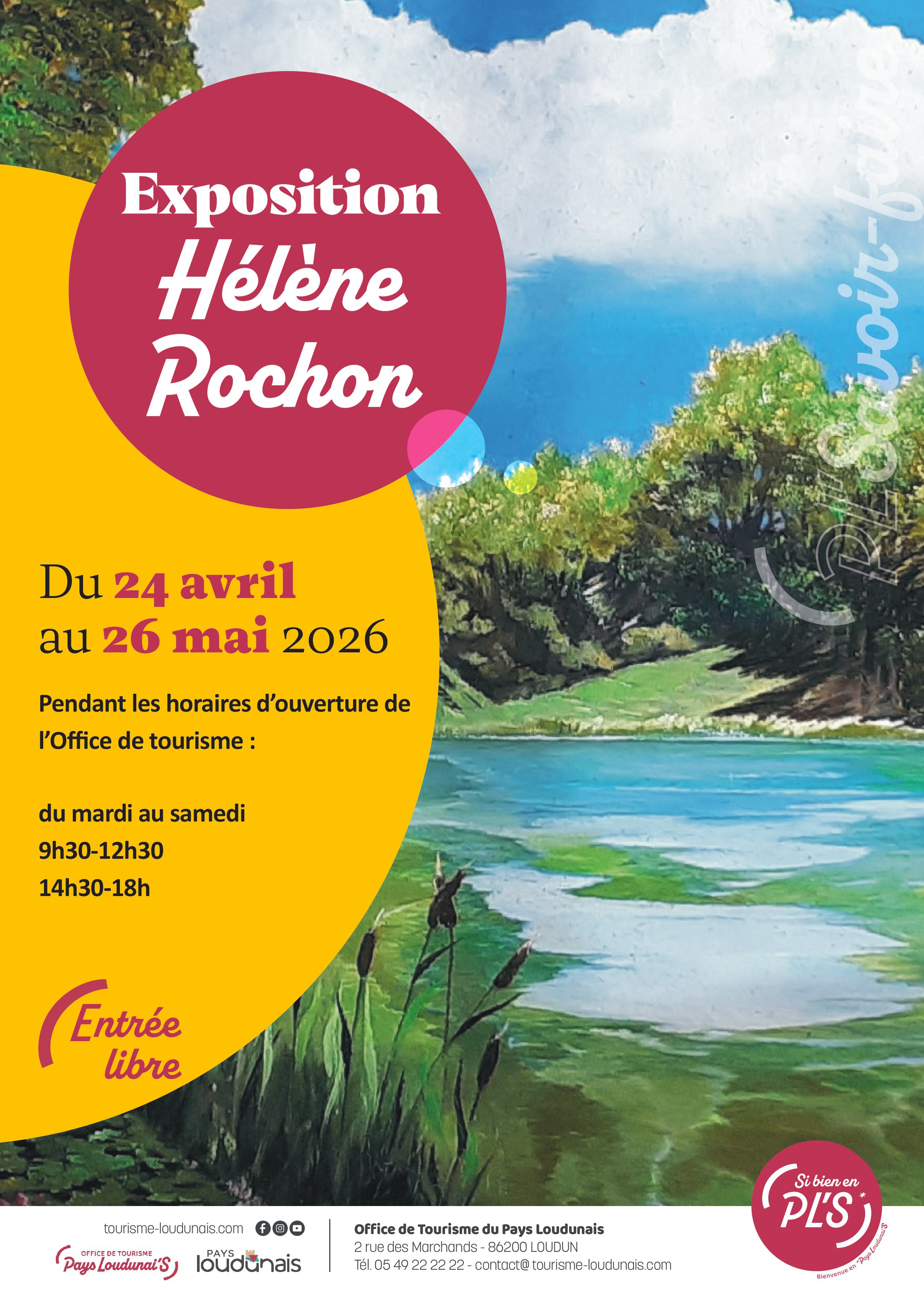 Exposition d' Hélène ROCHON — visuel événement