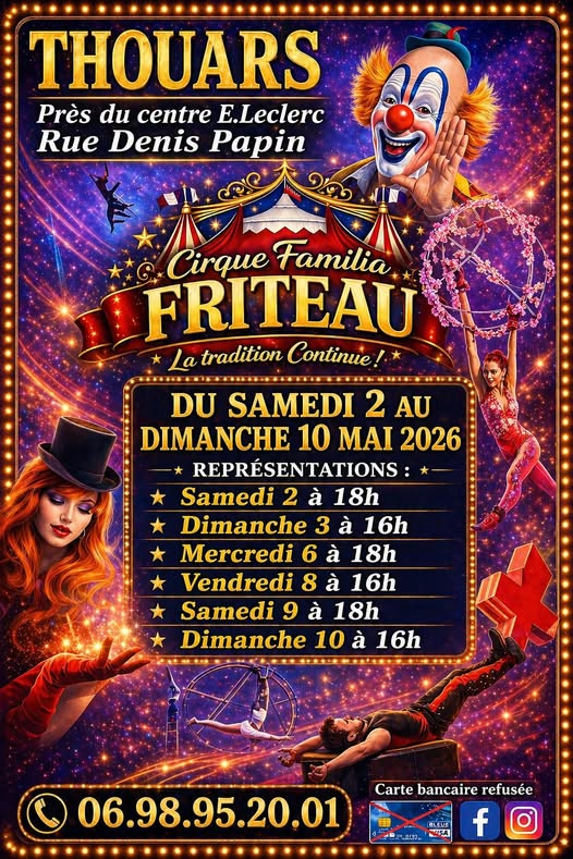 Cirque Familia FRITEAU — visuel événement