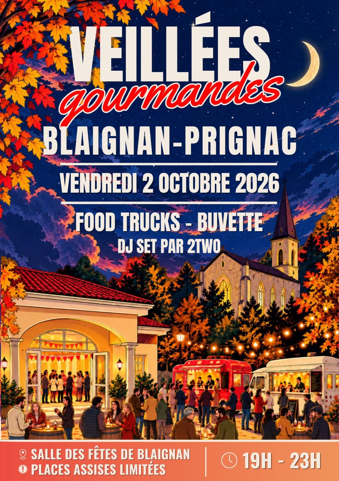 Veillée gourmande à Blaignan-Prignac