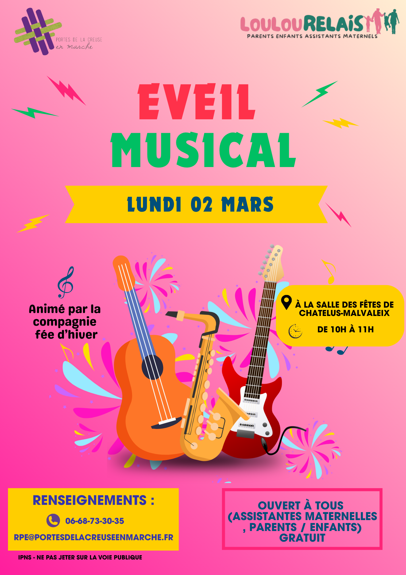 Eveil musical, Châtelus-Malvaleix