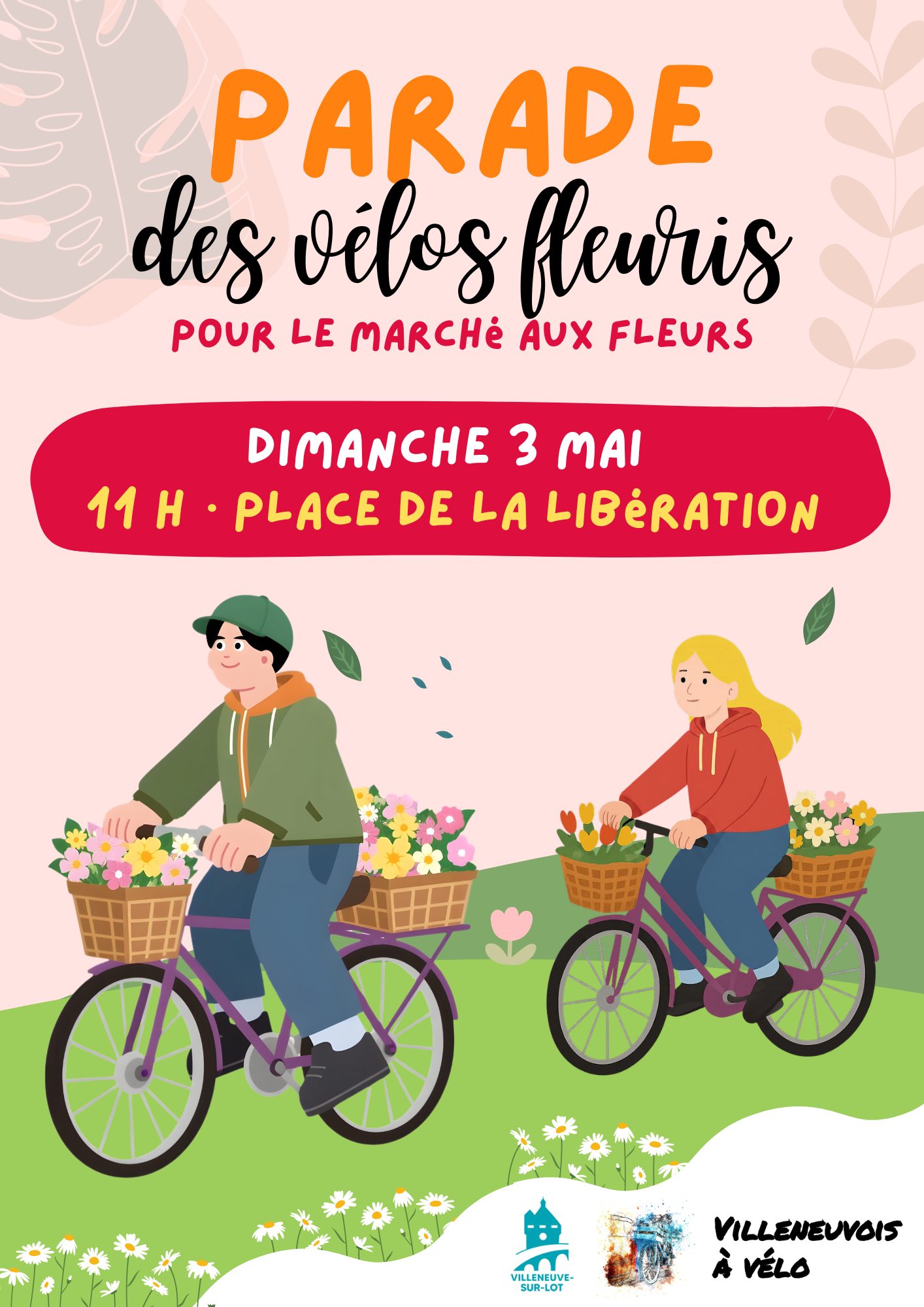 Parade des vélos fleuris — visuel événement