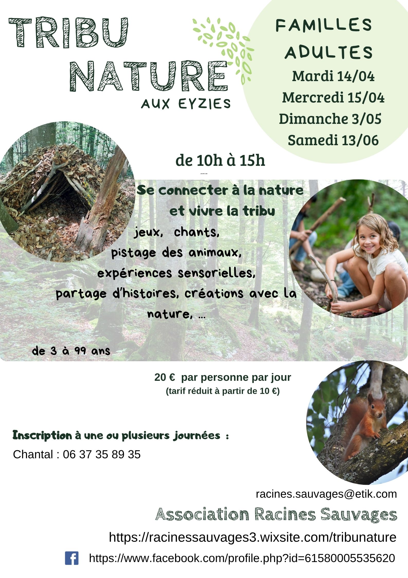 Tribu nature aux Eyzies, Les Eyzies