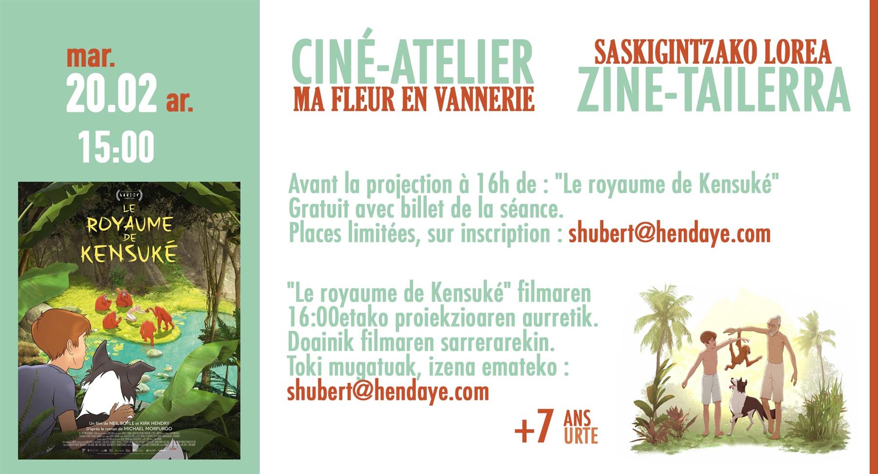 Ciné-atelier « Ma fleur en vannerie » en HENDAYE (64) | Eventos