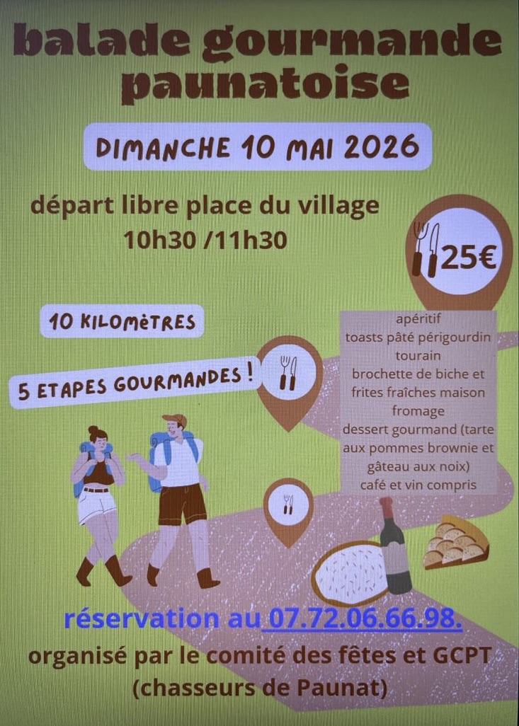 Balade gourmande paunatoire — visuel événement