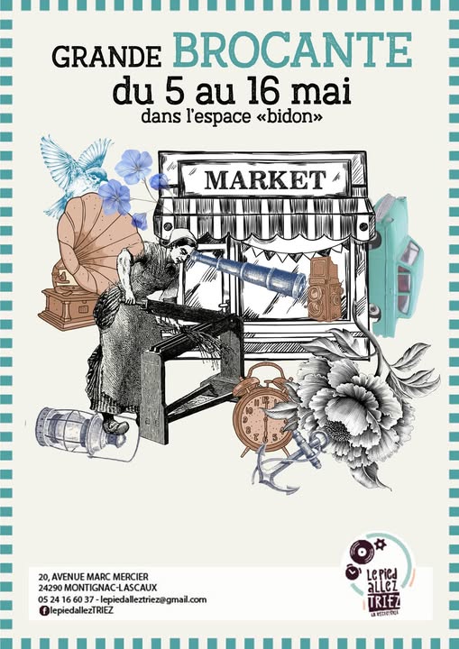 Grand brocante, Montignac-Lascaux