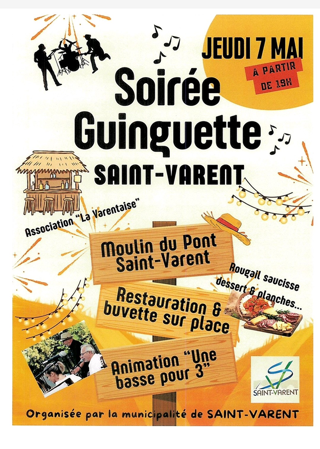 Guinguette à Saint Varent — visuel événement