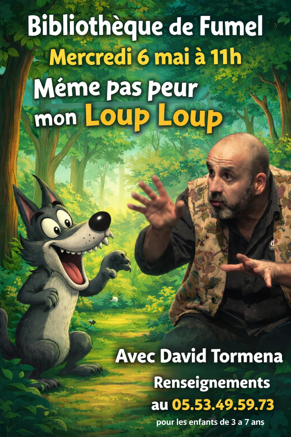 Même pas peur mon Loup Loup — visuel événement
