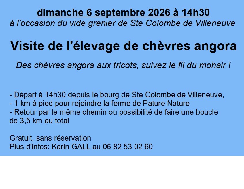 Visuel évènement