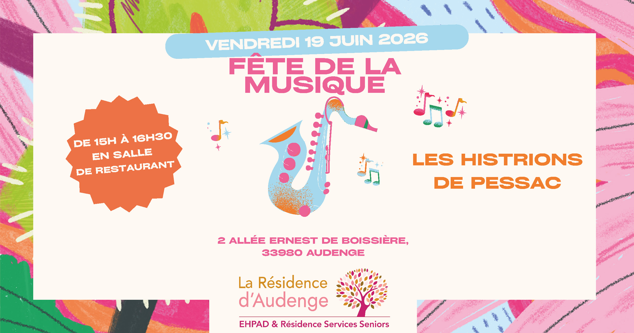 La fête de la musique s'invite à la résidence d'audenge