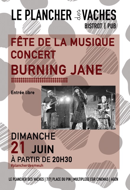 Fete de la Musique Avec Burning Jane