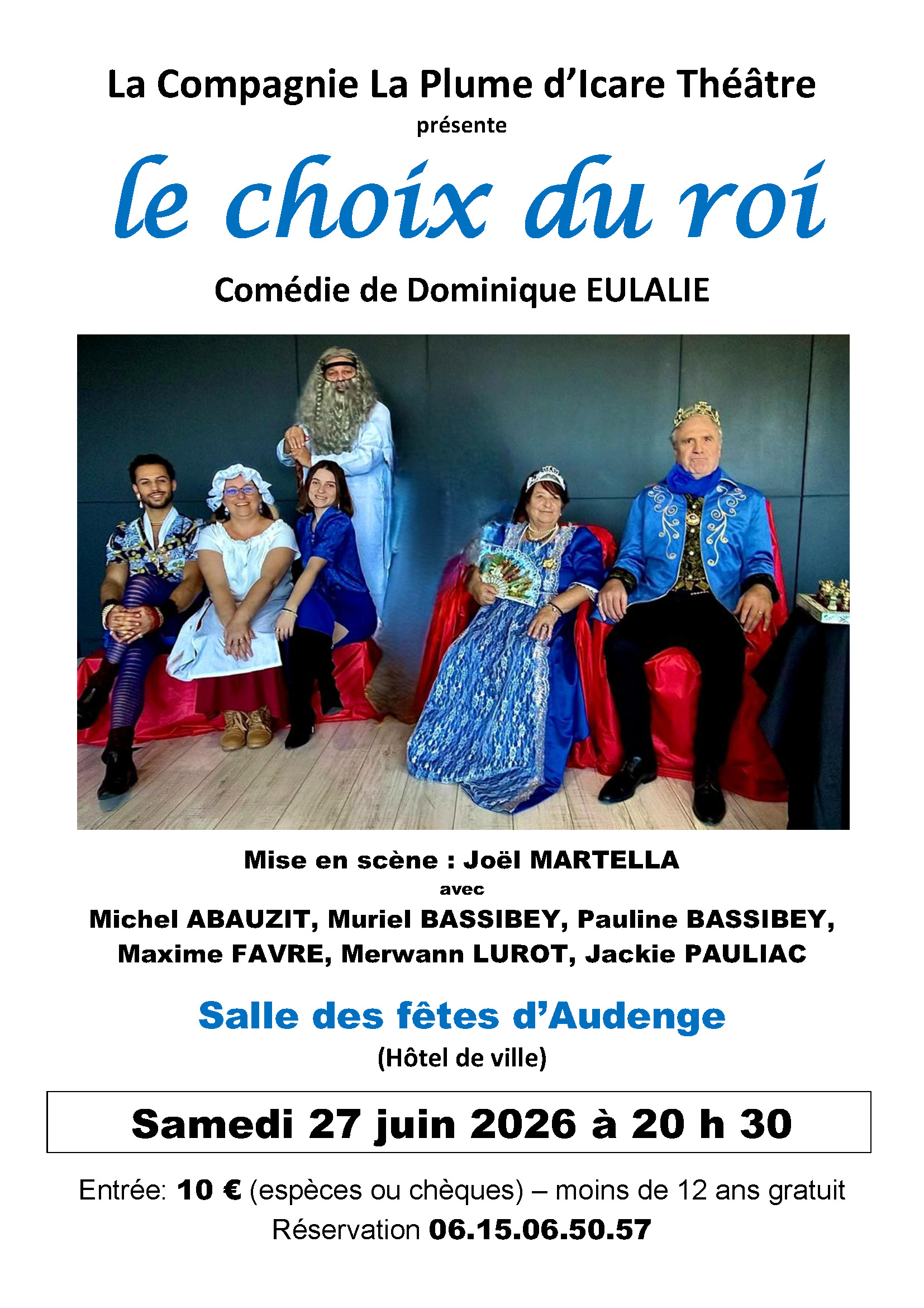 Soirée de théâtre à Audenge