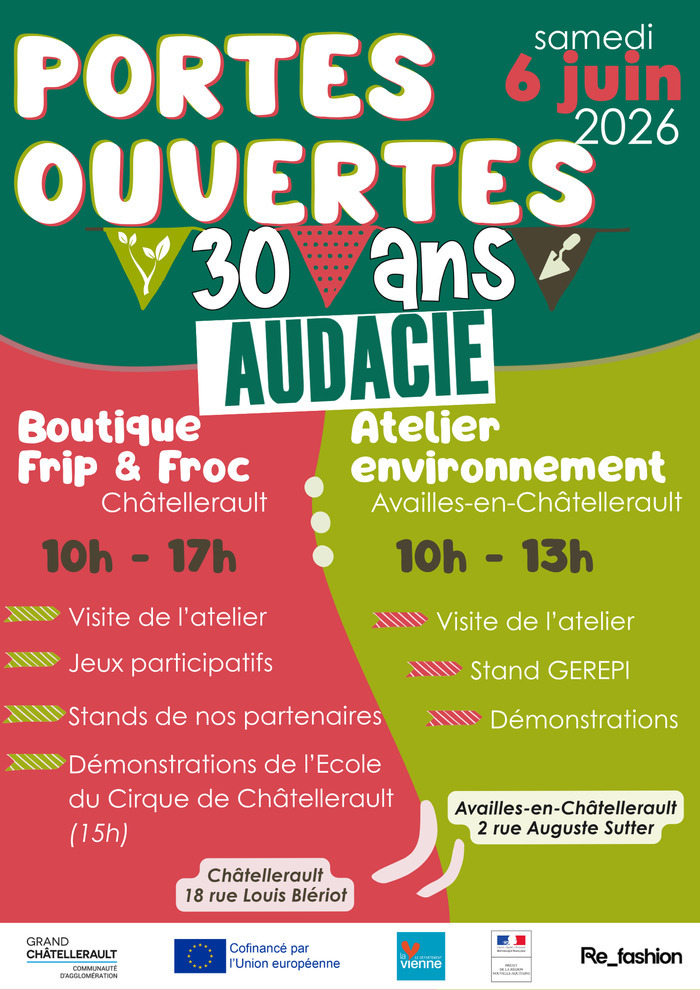 30 ANS AUDACIE — visuel événement