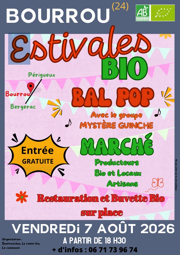 Les estivales bio à Bourrou