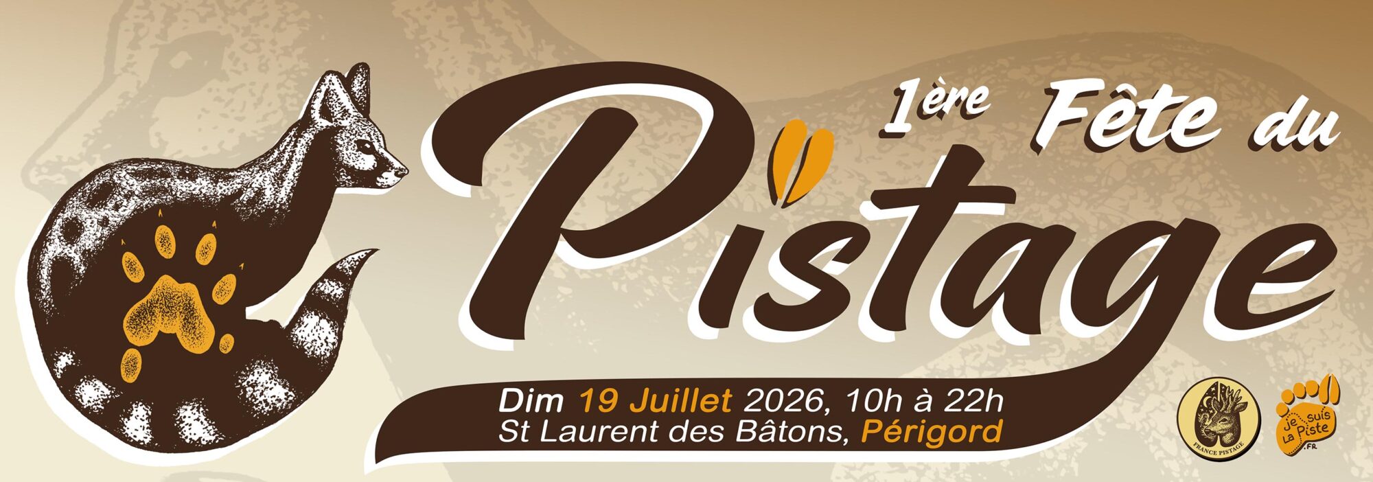 Fête du pistage — visuel événement