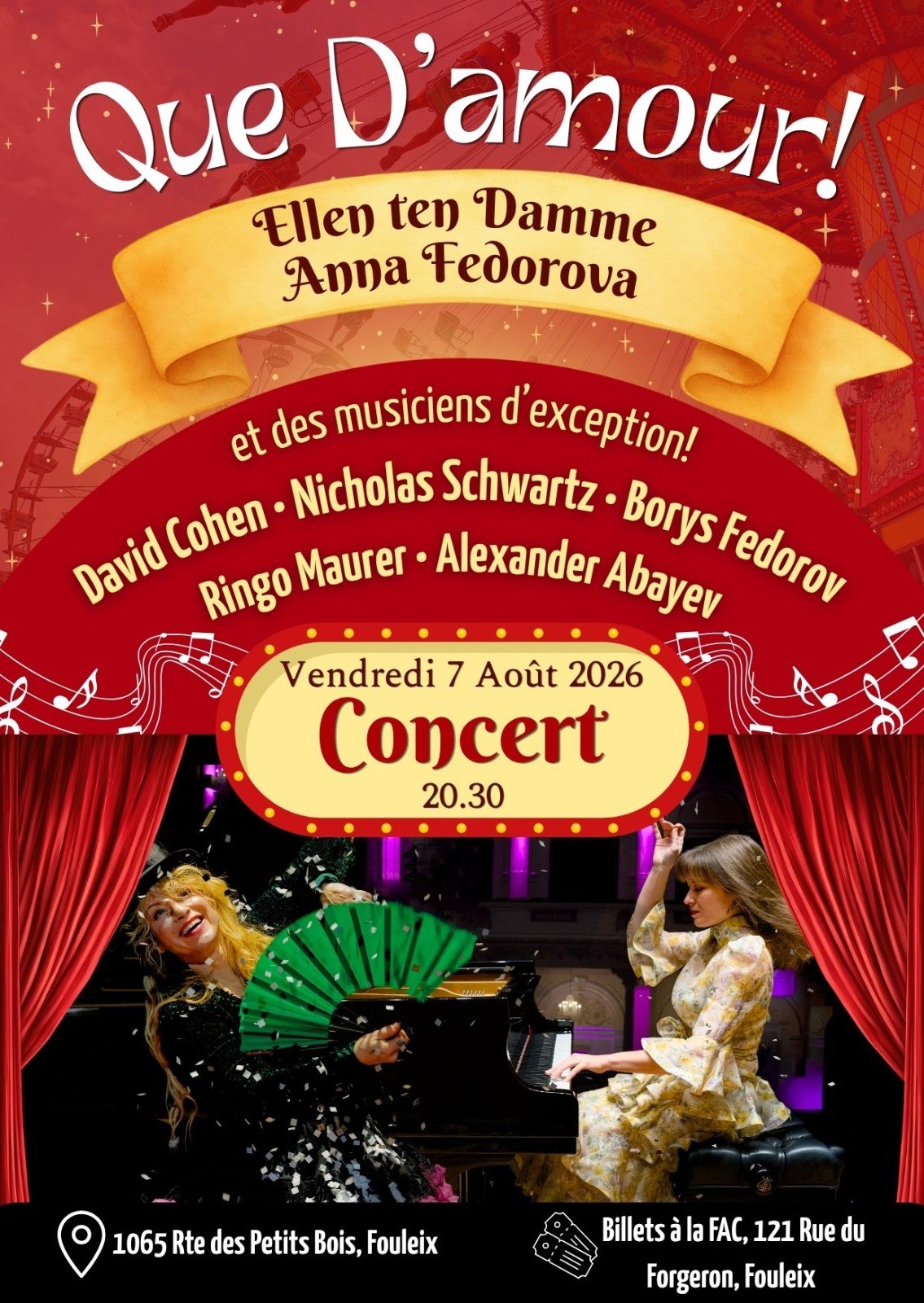 Concert du groupe "Que d'amour"