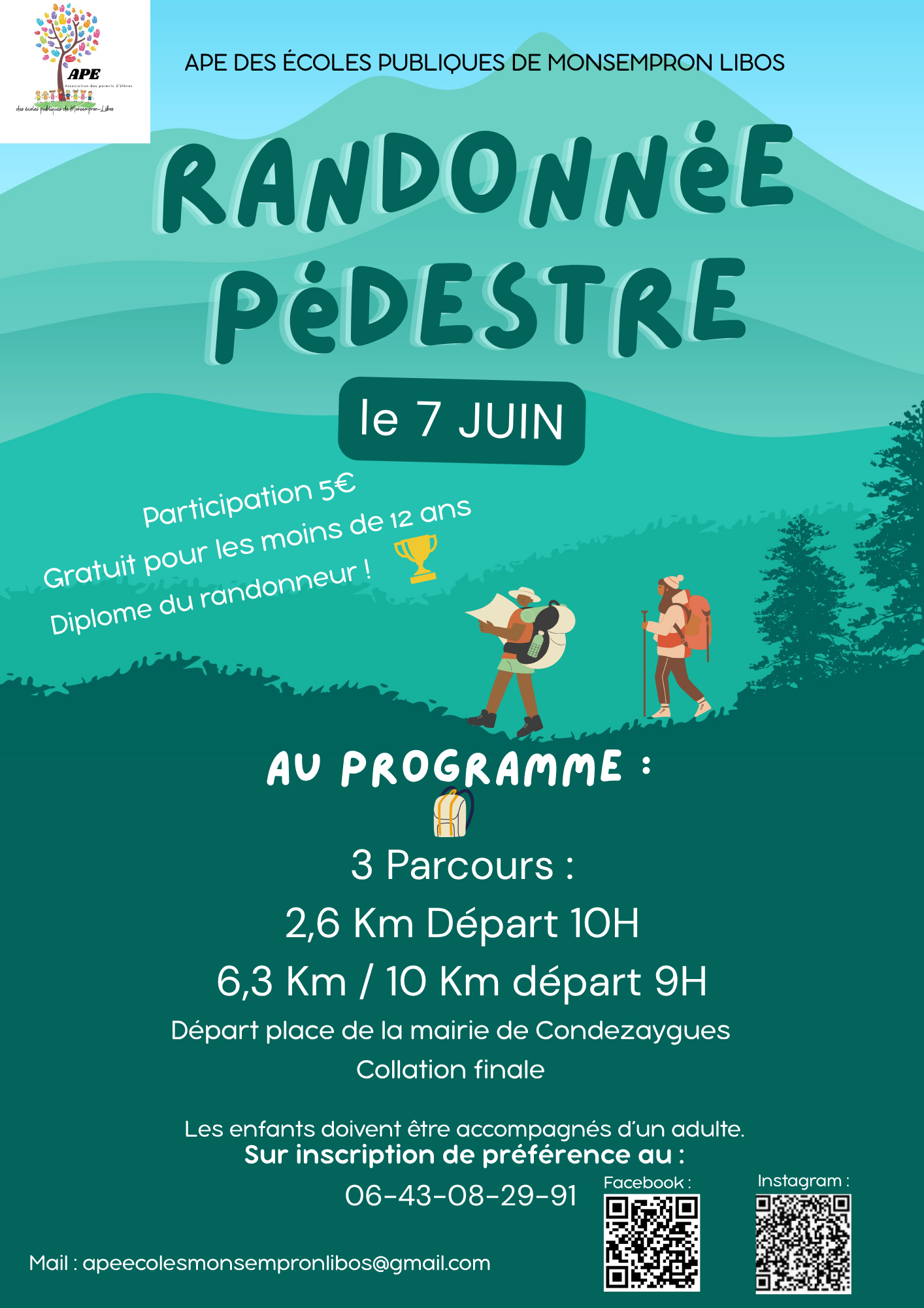 Randonnée pédestre — visuel événement
