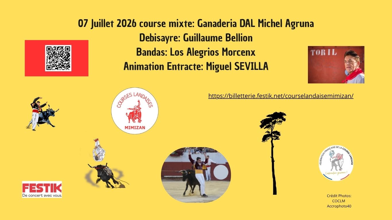 Course Landaise Mixte — visuel événement