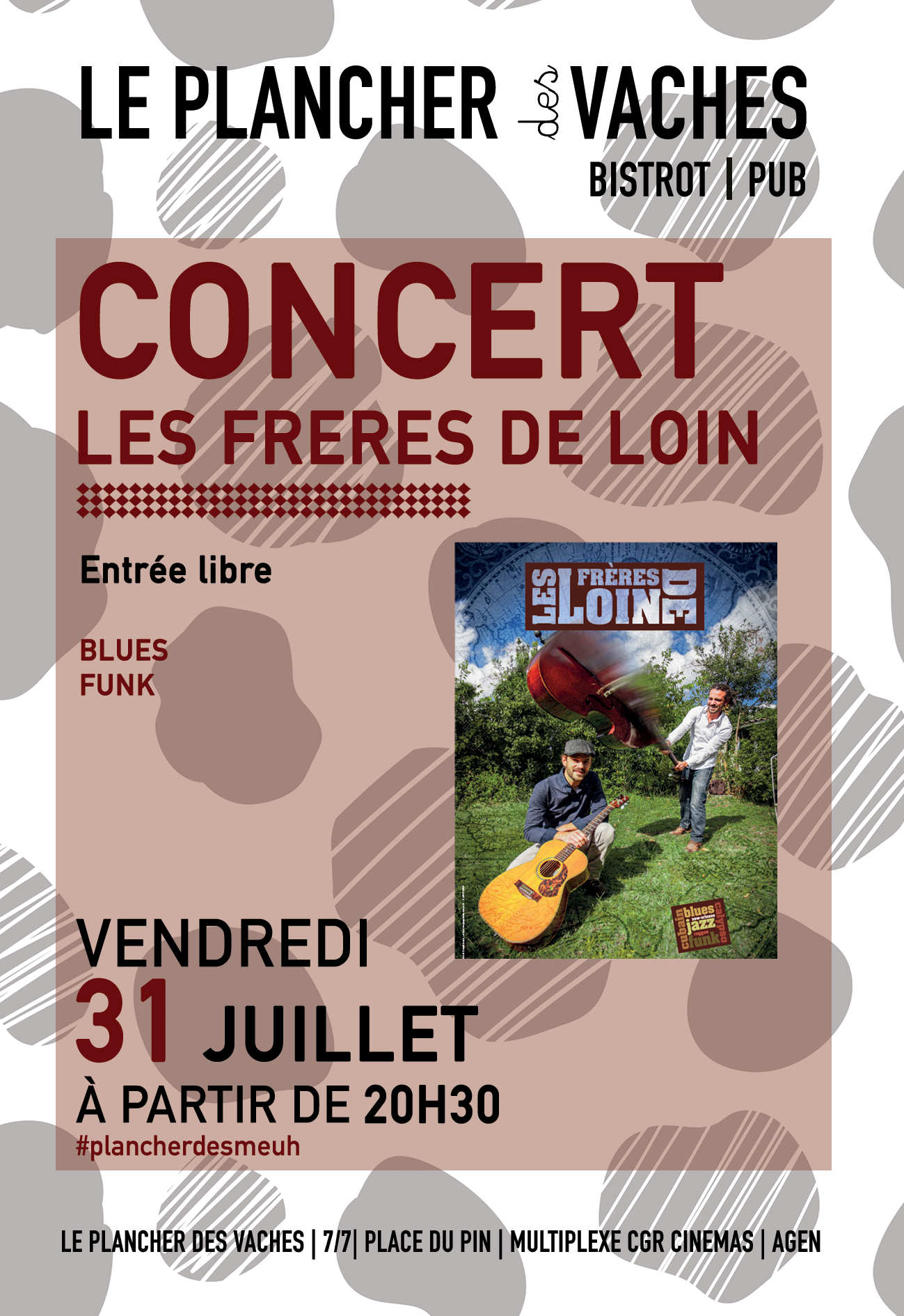 Concert avec les Frères de Loin