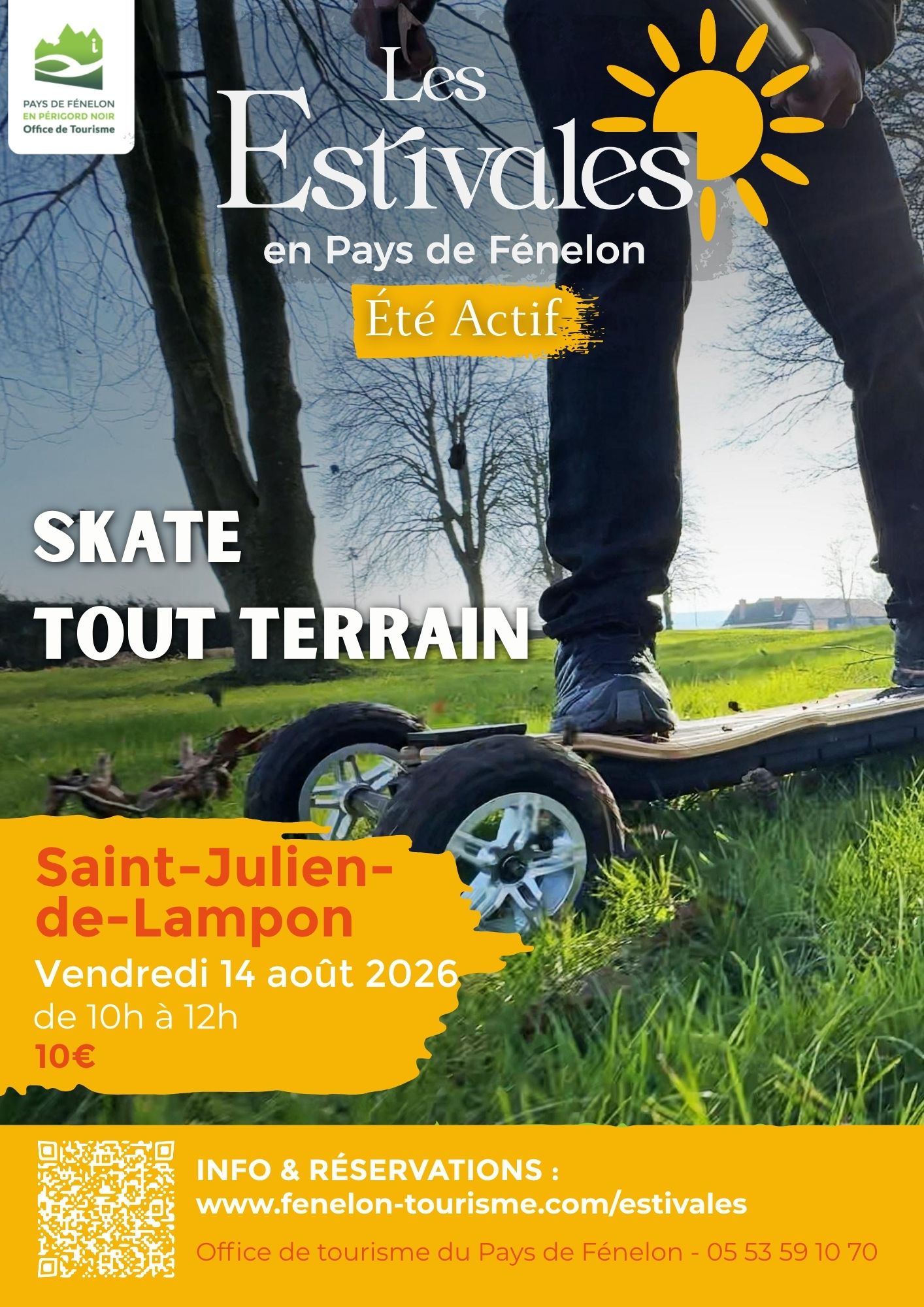 ÉTÉ ACTIF : Skate tout-terrain à Saint-Julien-de-Lampon