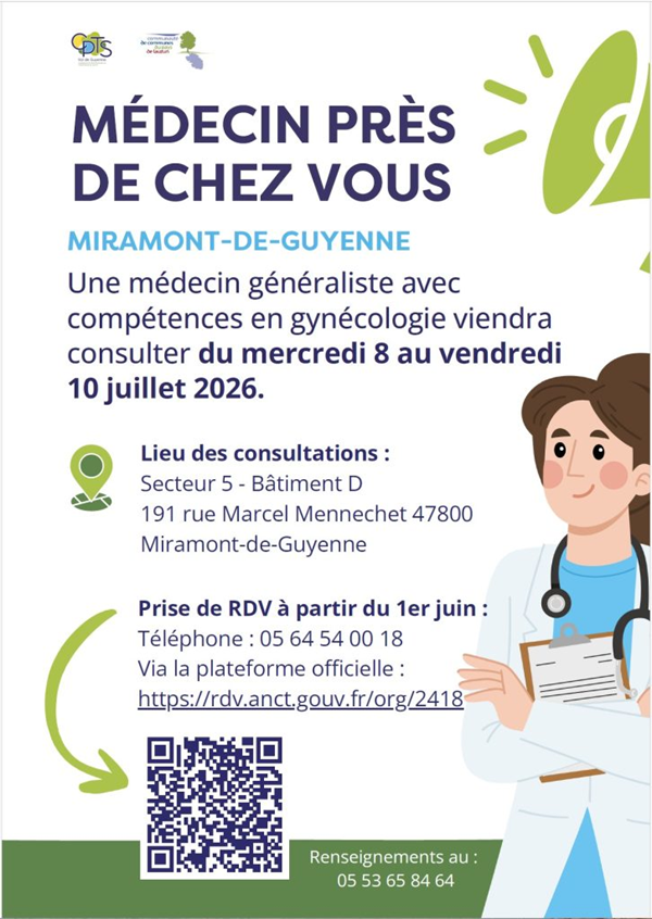 Un médecin près de chez vous — visuel événement