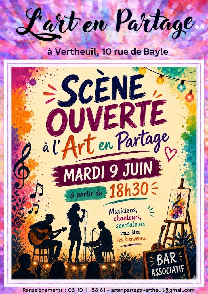 Scène Ouverte à l'Art en Partage, Vertheuil - photo 2