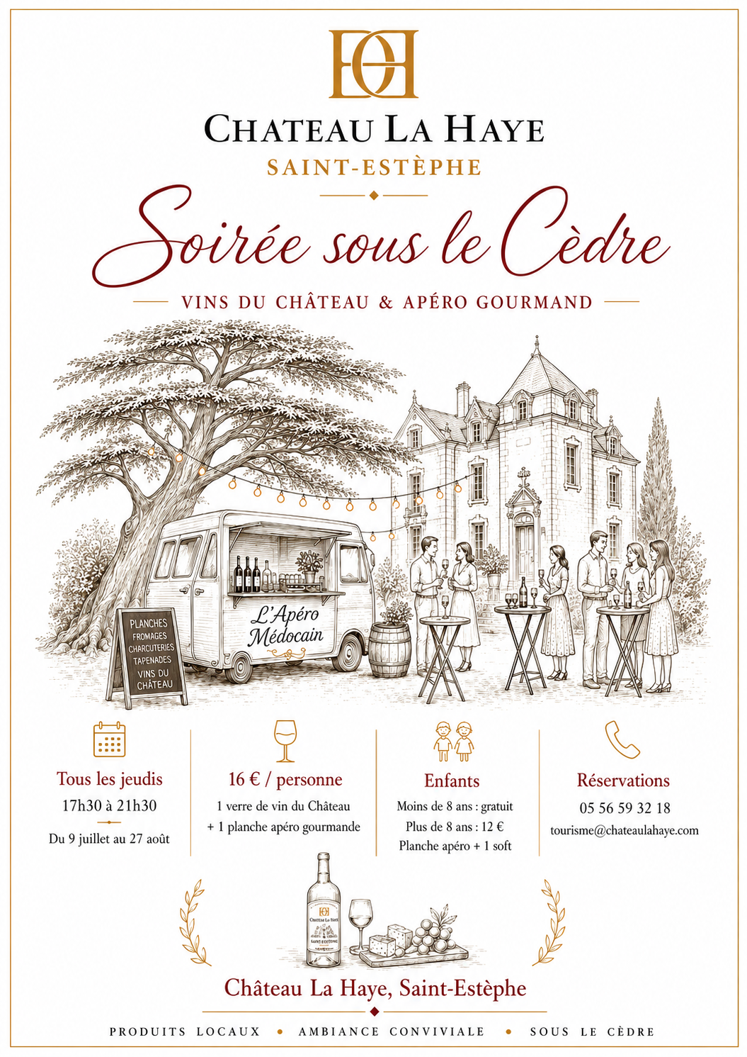 Soirée sous le cèdre