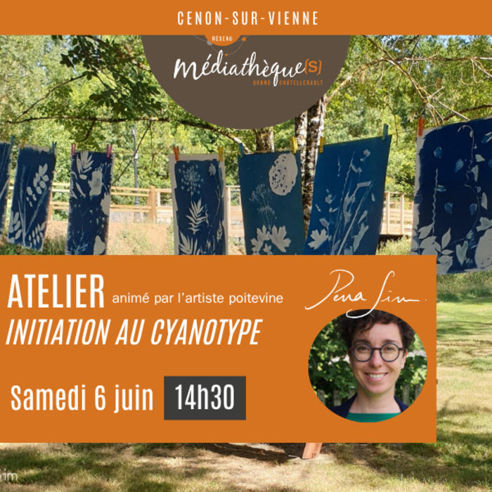 Atelier créatif : cyanotype avec PenaSim — visuel événement