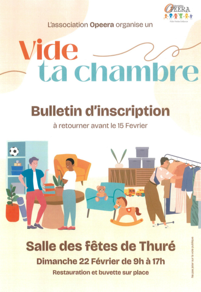 🧸 VIDE TA CHAMBRE à Thuré ! 🧸