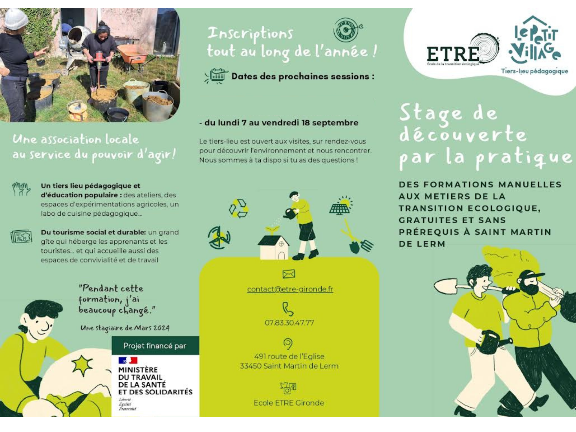 Stage Découverte métiers de la transition Ecologique