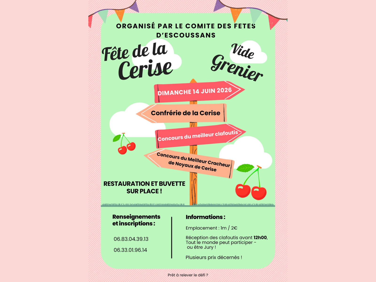 Fête de la cerise — visuel événement