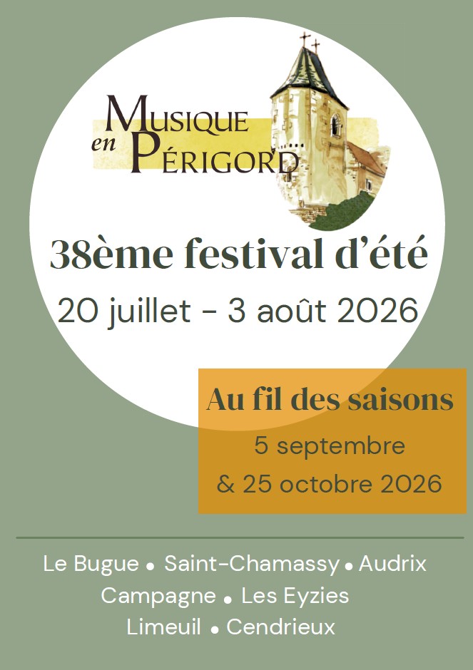 38ème Festival Musique en Périgord - Jeunes prodiges — visuel événement