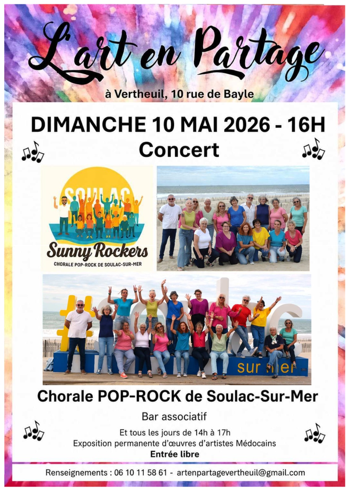 Concert des Sunny Rockers à l'Art en Partage