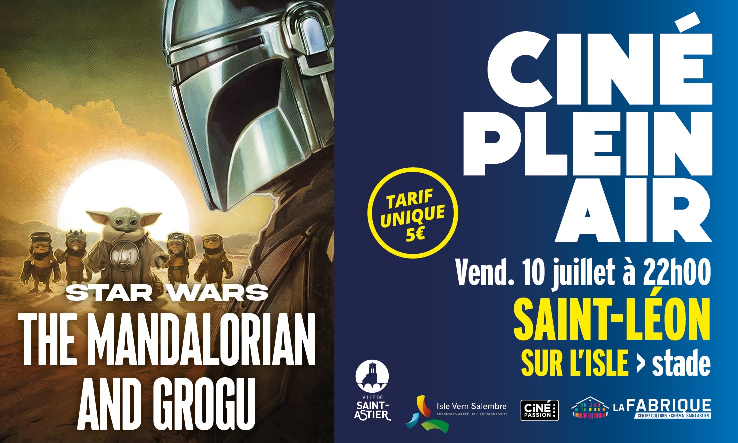 Cinéma en plein air - Star Wars : The Mandalorian and Grogu