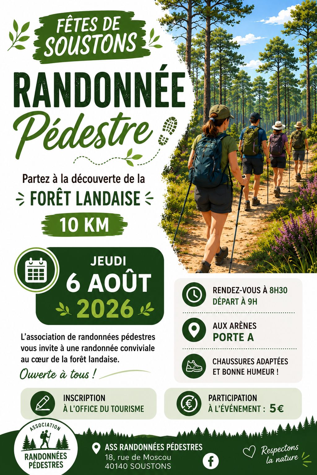 Marche matinale de 10 km