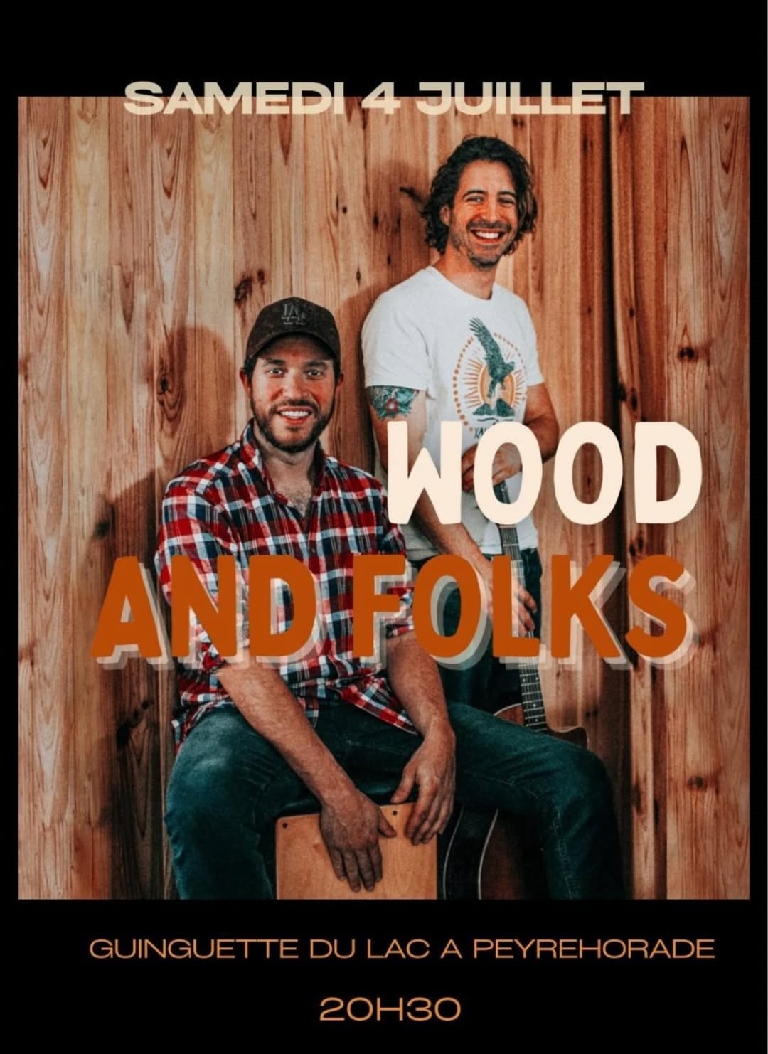 Soirée brasero et concert de Wood and Folks