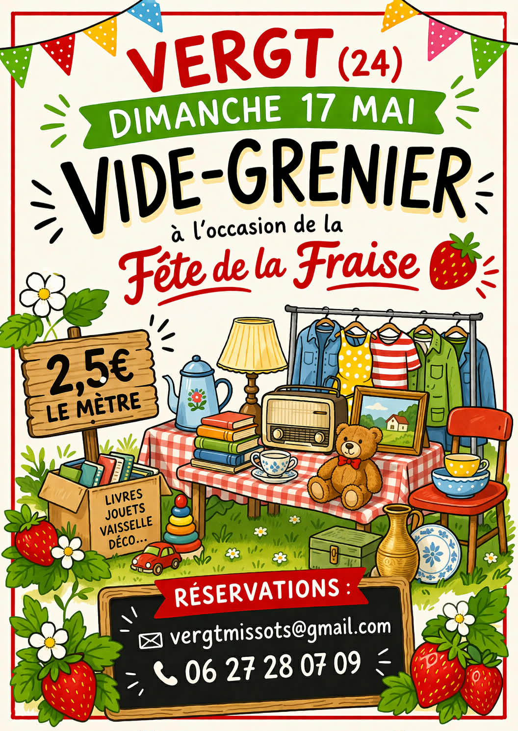 Vide-Grenier - Fête de la Fraise — visuel événement