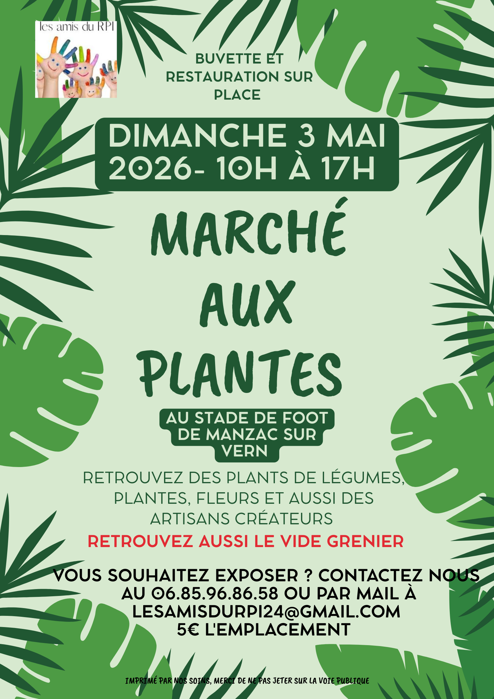 Marché aux plantes — visuel événement