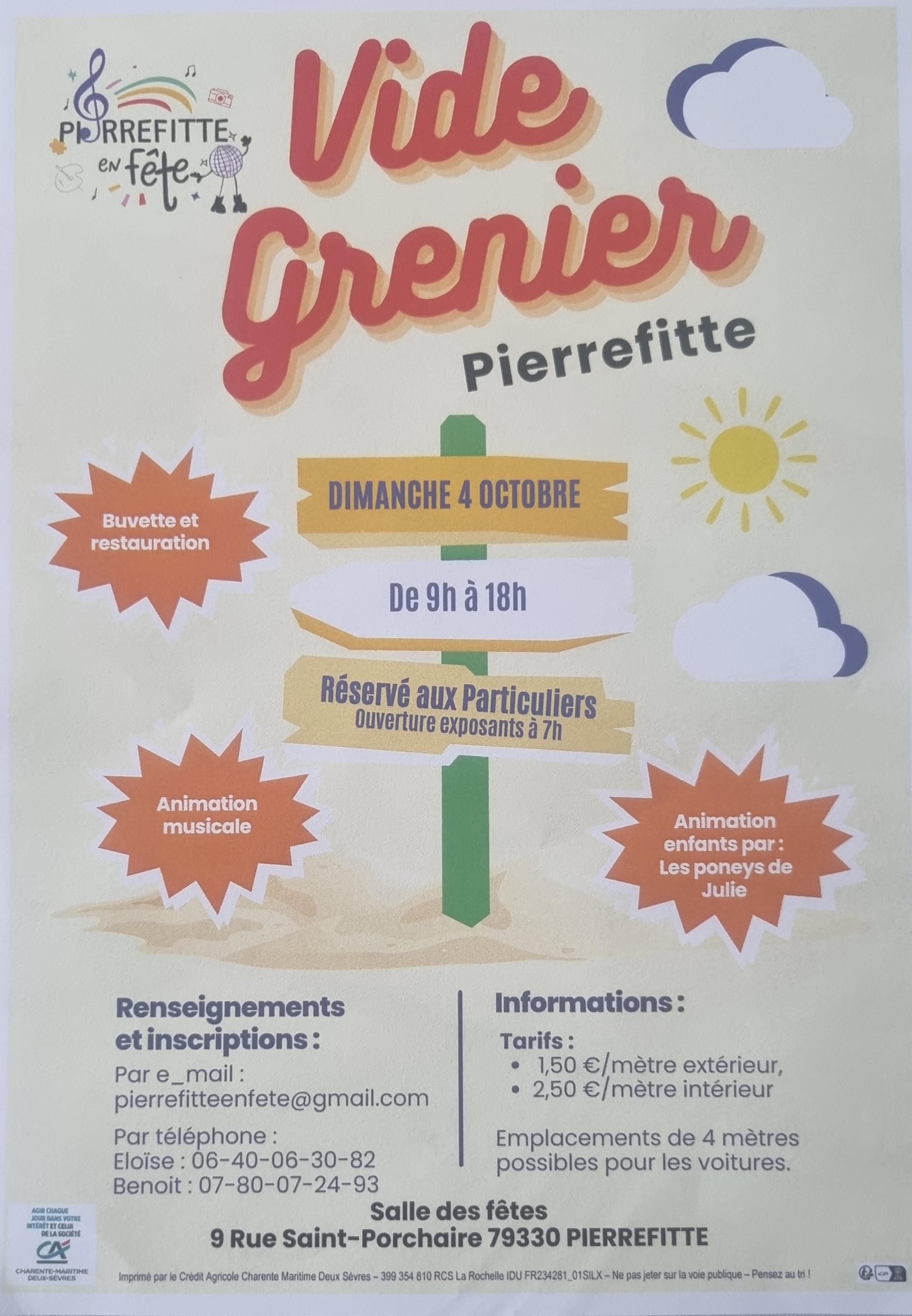 Vide Grenier Pierrefitte